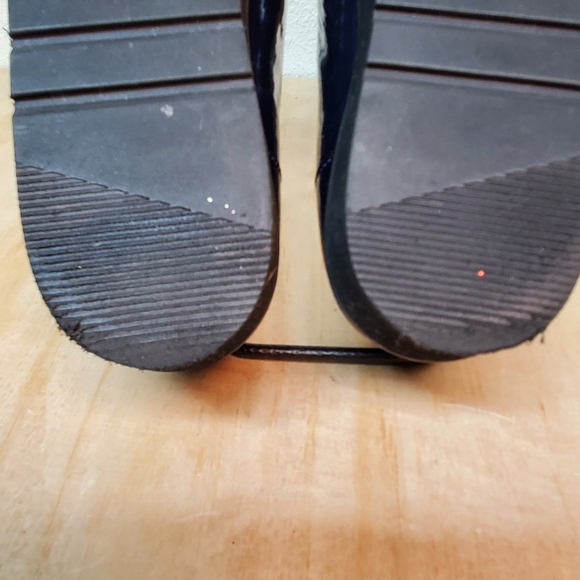 Naturalizer Navy Blue Patent Leather Platform Loafers Size 8 - Picture 13 of 16